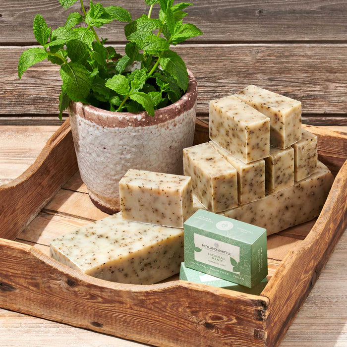 Herbal Mint Palm Free Soap Brick 1.5kg - Solid