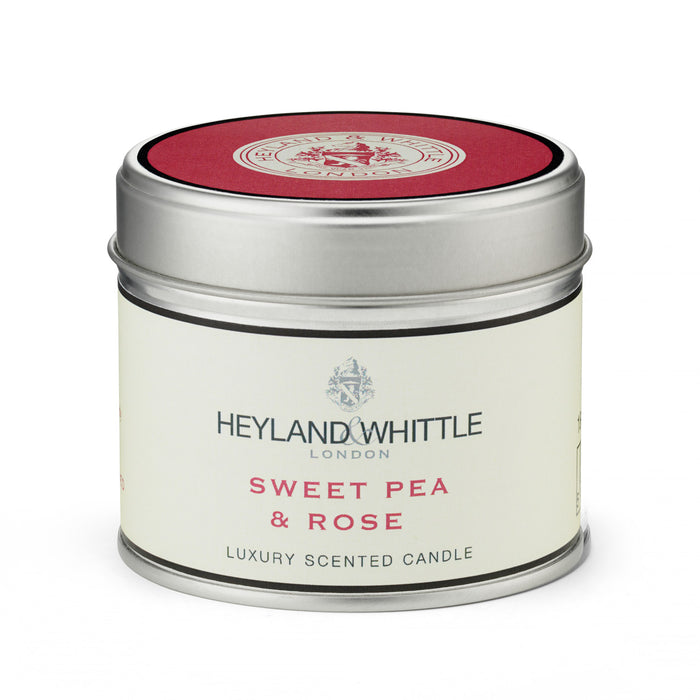 Classic Sweet Pea & Rose Candle in a Tin 180g