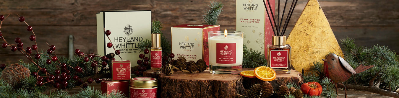 A beautifully festive collection of our home fragrance candles and diffusers. 