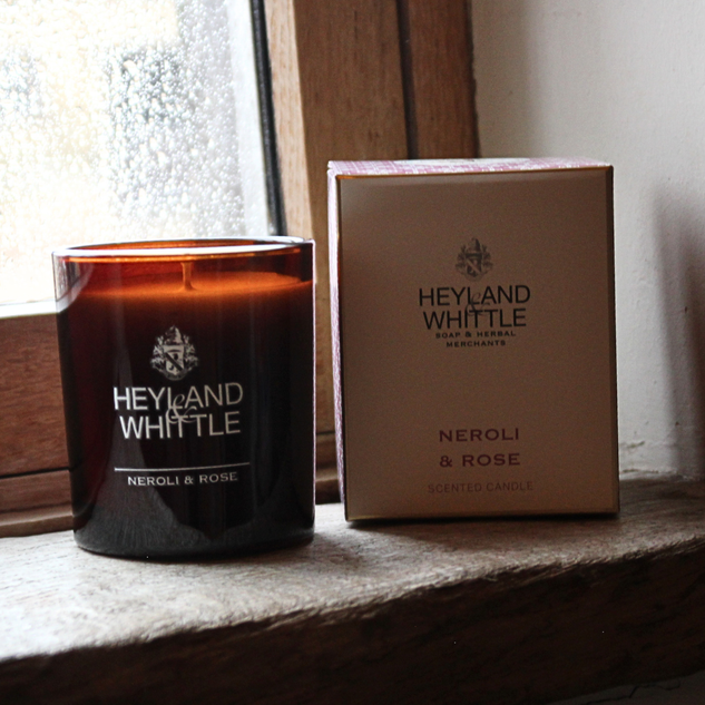 Neroli & Rose Boxed Glass Candle