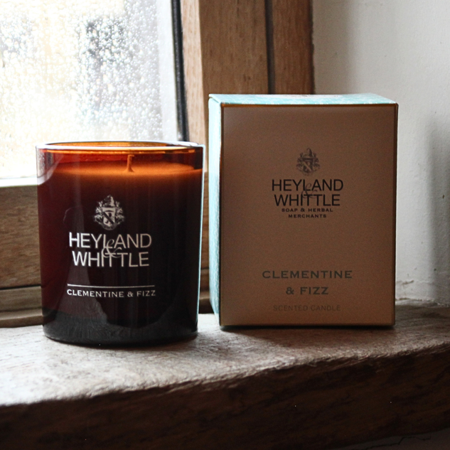 Clementine & Fizz Boxed Glass Candle
