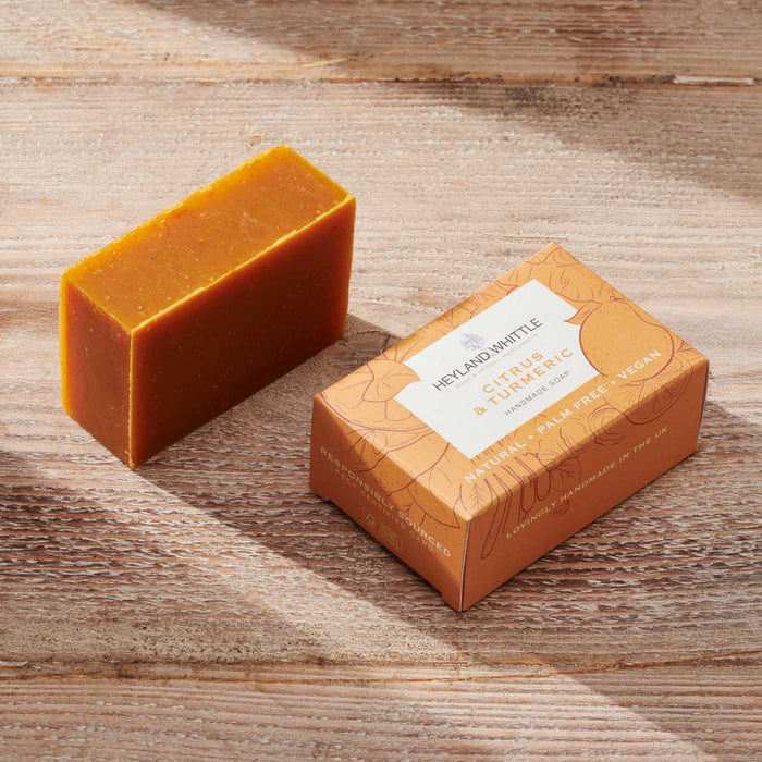 Citrus & Turmeric Natural Soap 120g - 4 Pack