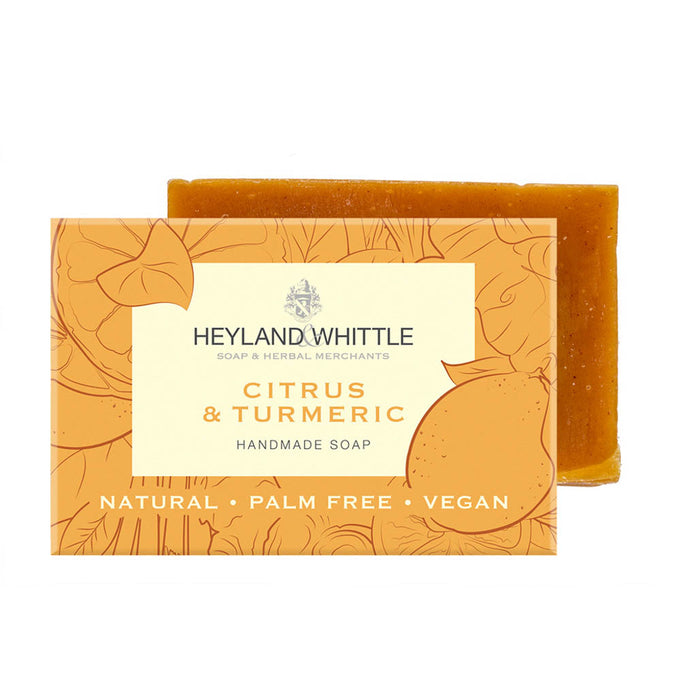 Citrus & Turmeric Natural Soap 120g - 4 Pack