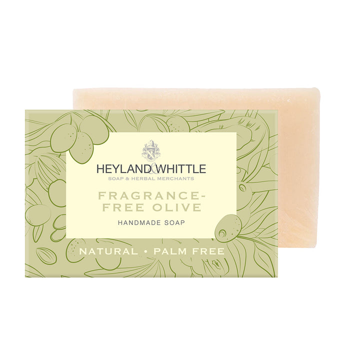 Fragrance Free Olive Natural Soap 120g - 4 Pack