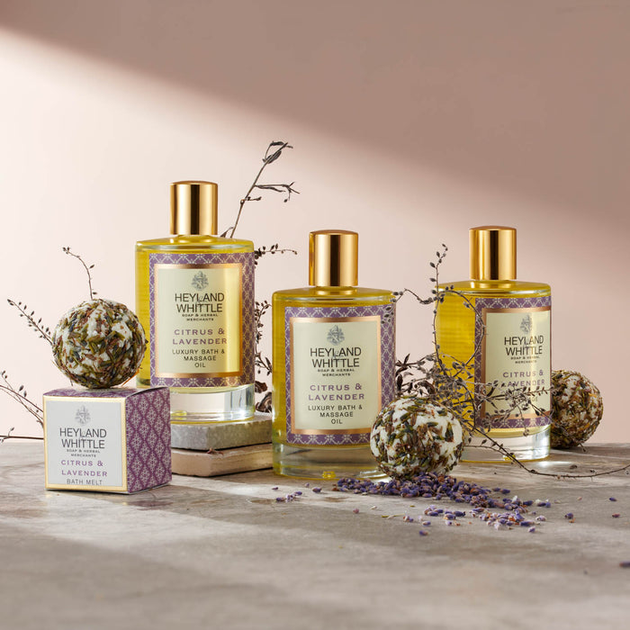 Citrus & Lavender Oil & Bath Melts Gift Set