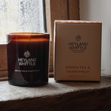 Amber Oakmoss Boxed Glass Candle
