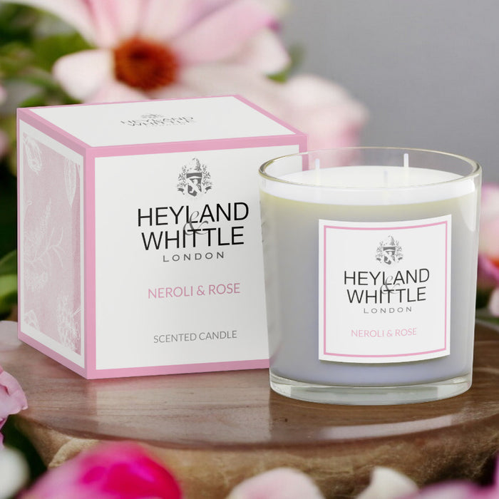 Neroli & Rose 3 Wick Candle 400g