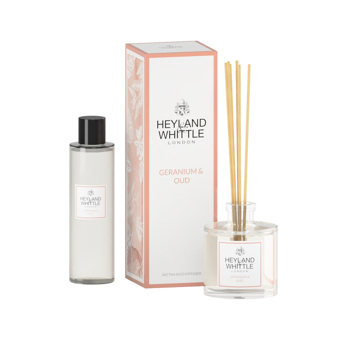 Geranium & Oud Reed Diffuser & Refill Gift Set