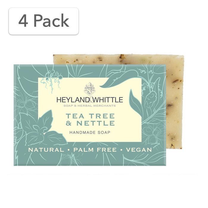 Tea Tree & Nettle Natural Soap 120g - 4 Pack