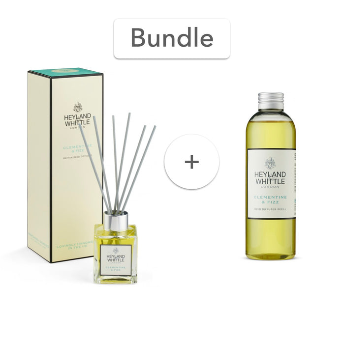 Clementine & Fizz Reed Diffuser & Refill - Bundle