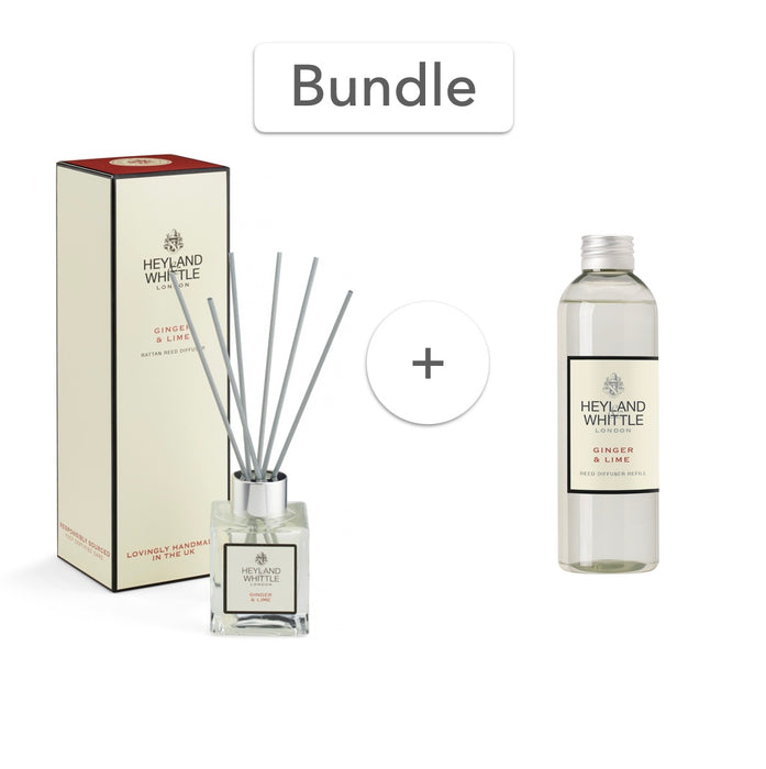 Ginger & Lime Reed Diffuser & Refill - Bundle