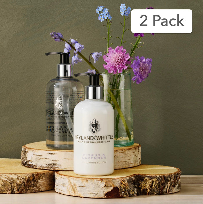 Citrus & Lavender Wash & Lotion 300ml - Duo