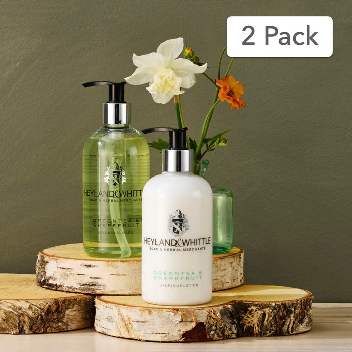 Greentea & Grapefruit Wash & Lotion 300ml - Duo