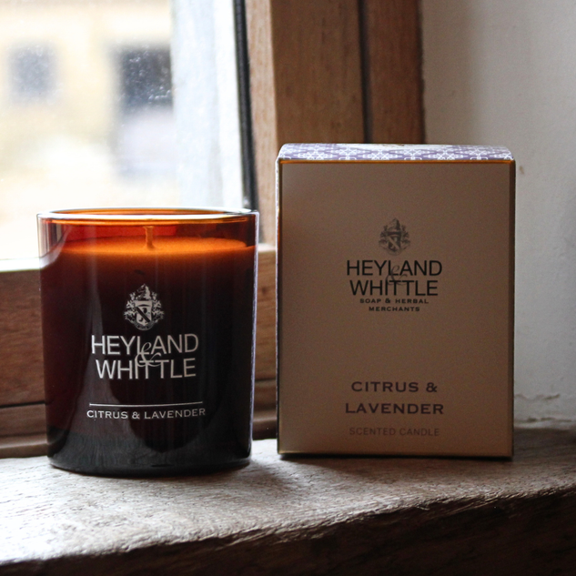 Citrus & Lavender Boxed Glass Candle