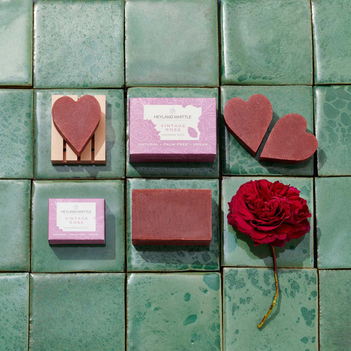 Vintage Rose Palm Free Mini Favour Soap 45g