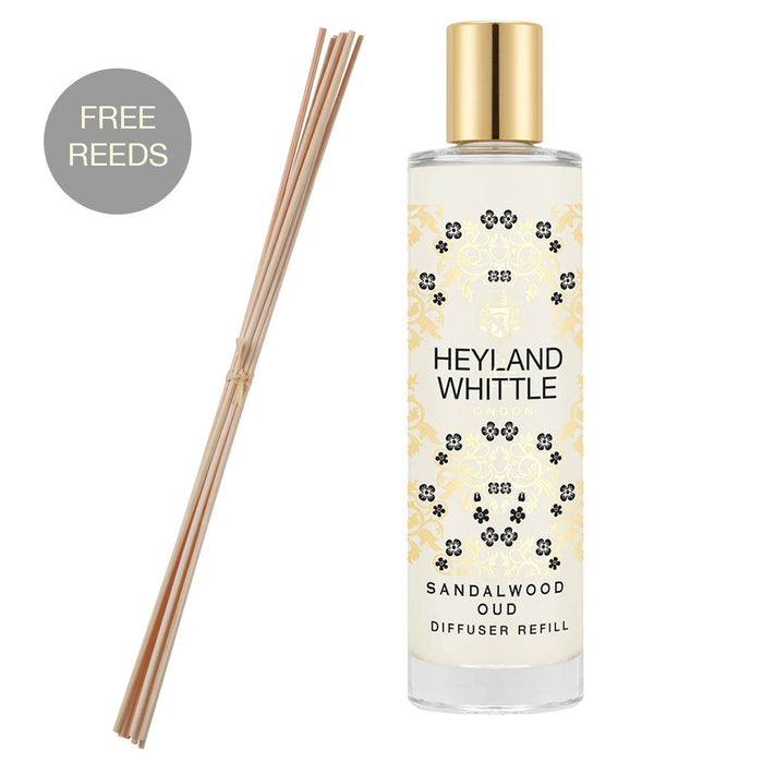 Gold Classic Sandalwood Oud Reed Diffuser Refill 200ml