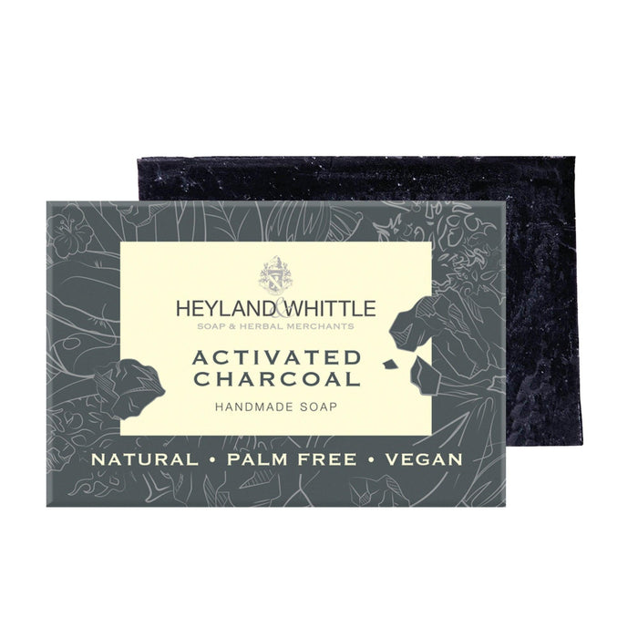 Activated Charcoal Palm Free Soap 120g - Heyland & Whittle Ltd