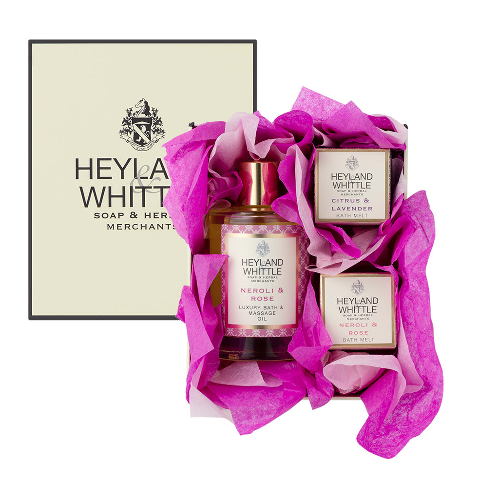 Heyland and whittle neroli and 2025 rose candle